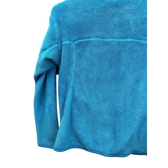 Patagonia Fleece Pullover Womens Large Blue Re-Tool Snap-T Polartec Thermal Pro - Picture 10 of 16